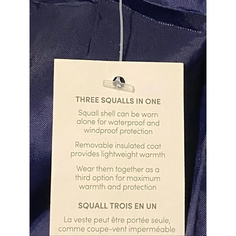 Kids Unisex Land’s End Squall Waterproof Insulated Winter Parka 3 in 1 size XL 1
